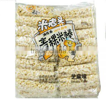 400g uncle pop , sesame flavor,rice sticks with highland barley