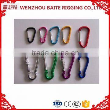 CHINA ALUMINUM CARABINER SNAP HOOK PROFESSIONAL MANUFACTURER 5*50 MM