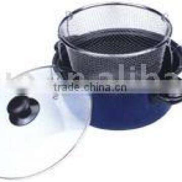 3pcs non-stick deep fryer saucepot
