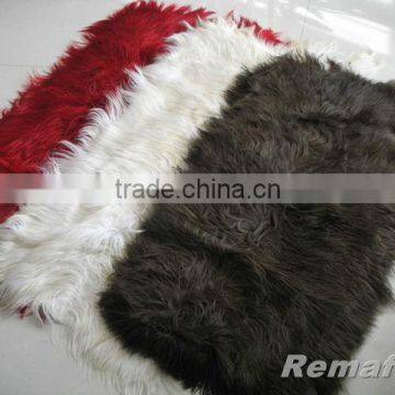 Wholesale Sheep And Goat Fur Plate Straight Hair Goat Fur Plate