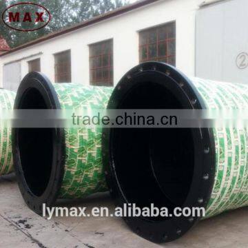 Modern big bore high temperature flexible rubber hose for dredging slurry