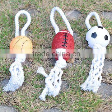 2014 New Crazy Vinyl Ball Dog Toy Puzzle