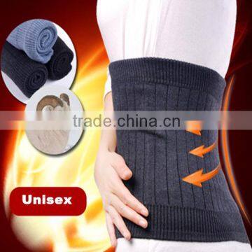 Unisex high quality double layer extra thickness wool warm waist support, back support, lumbar support