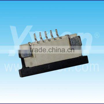 5 pin single row straight FPC connector