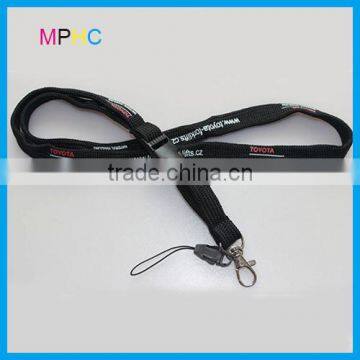 Customzied Tube/Tubular type mobile phone string Lanyard with safety break buckle