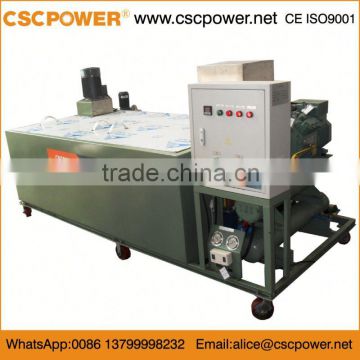 Brine 350kg/24h model 350p cube block ice machine