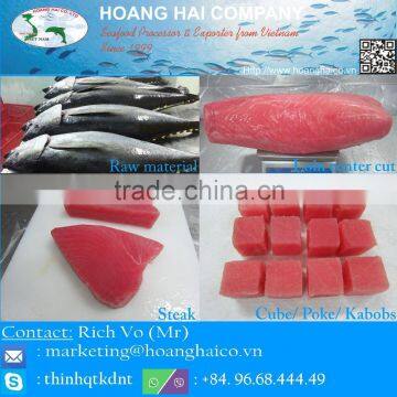 Frozen Yellowfin Tuna CO treated