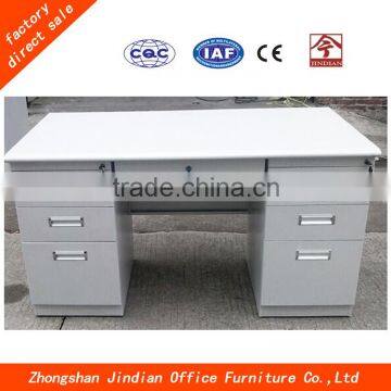 Durable metal office desk