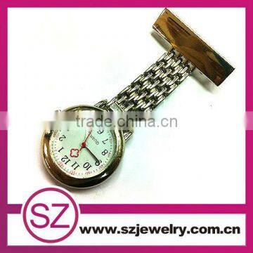 round face nursing pocket watch