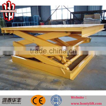 stationary in floor scissor lift platform price