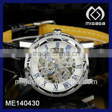 Police Mens Officer Watch Russian Wrist Watch Semi Automatic Mechanical Watch