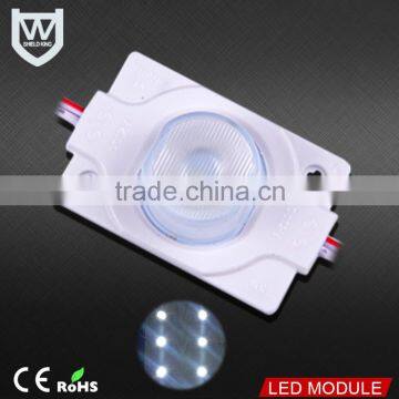 3 years warranty led module side viewing angle 15000K super bright IP65 waterproof 1led smd 2835 injection led module with lens