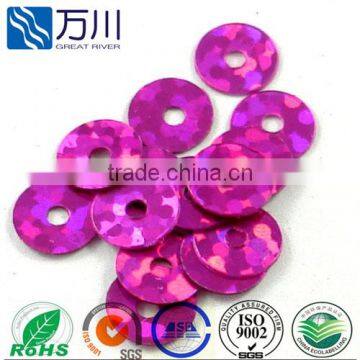 China Supplier Fashion Beautiful 8mm Yiwu PVC Sequins