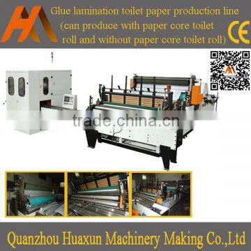 Automatic embossed perforating toilet paper roll making machine supplier