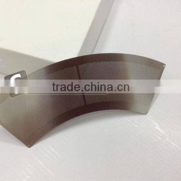 Custom metal photo etched parts for fabrication