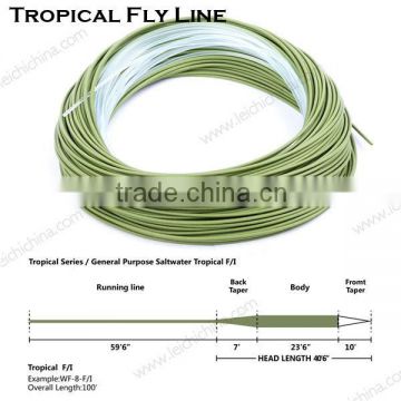 Top quality Tropical fishing fly line