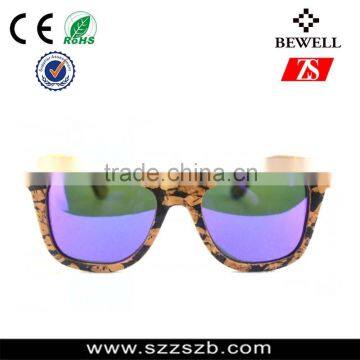 100% handmade customized revo lens wood temple sunglasses