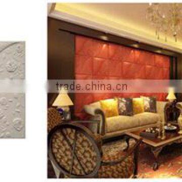 GLM Leather wall panel Interior decoration pu 3d artistic wall panels New HOT products bring you new profit