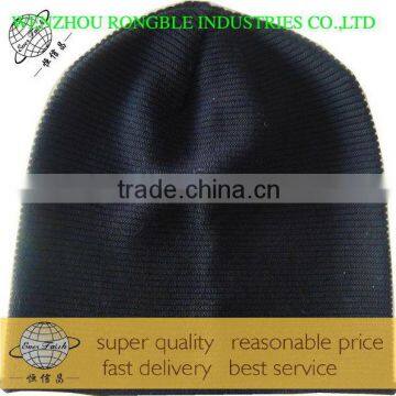 High quality hot-sale blank acrylic knitted beanie