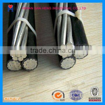 AAC/XLPE AAAC/XLPE cable Overhead Aerial Bundle Cable for yemen market 16mm 50mm 54.6mm 100mm ABC cable