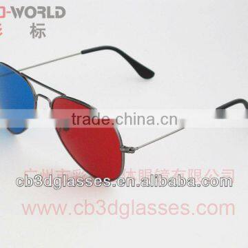 Fashional menta frame 3d eyewear