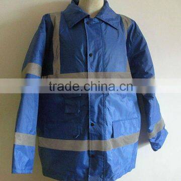 Blue Safety Jacket for workwear