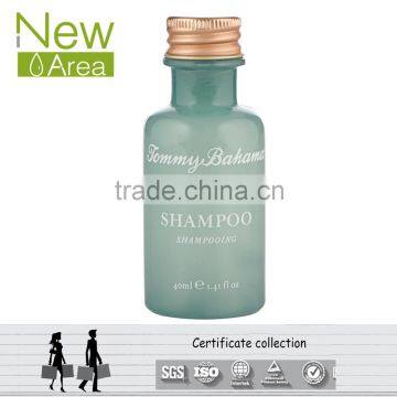 luxury high quality hotel cosmetic bottle body lotion with golden cap