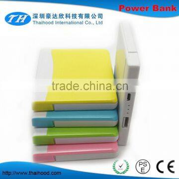 2015 aa battery stylish power bank with mirror internal