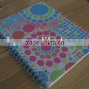 Plastic transparent Note Book Cover