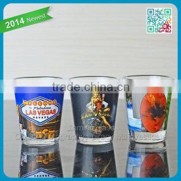 Cities Advertising Shot Glass Cup Customized Idea Drinking Vodka Glasses Cup Promotional Gift Shot Drinking Cup