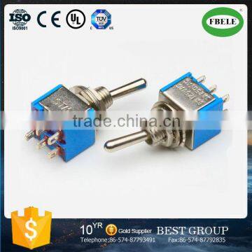 STM-202 miniature toggle switch, small mini toggle switch, ON-ON Toggle switch (FBELE)