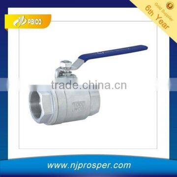 Stainless Steel 2PC Female Thread Ball Valve Factory (YZF-V06)