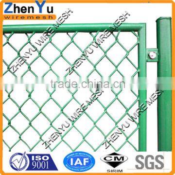 Cheap PVC coated chain link wire fencing (factory,15 years sale)