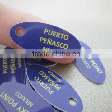 small promotional luggage tag pvc (M-PT288)