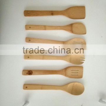 Fuboo wholesale good quality 6 pack Bambo utensil set                        
                                                Quality Choice