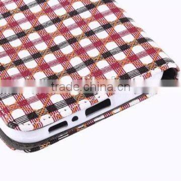 For Samsung Galaxy S6 Grid Pattern PU Leather Case Cell Phone Case, For Samsung S6 or For Samsung S6 Edge photo-5