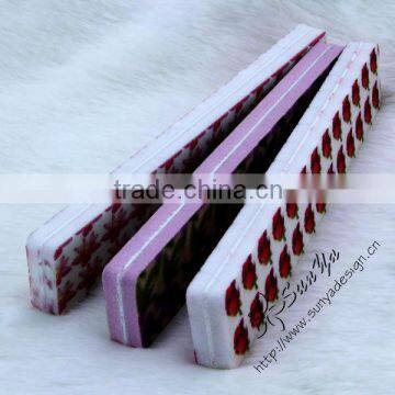 Permanent sponge nail file with good quality