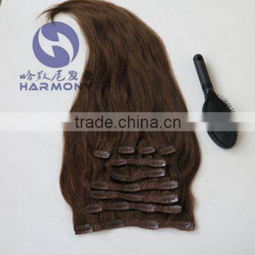 HIGH QUALITY cheap 100% human hair clip in hair extension