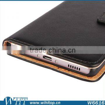 Leather Card Slot Flip Cover With Stand for Huawei Ascend P8 Case photo-5