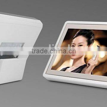 Portable 3 inch OLED electronic name tag, advertising player, LCD/LCM Video name badge