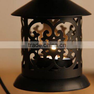 European Classical Metal Candle Holder, Hanging Iron Candlestick for Home Decoration photo-2