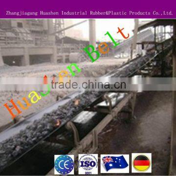 EP polyester rubber belts manufacture plant heavy duty conveying ore high temperature belt for treadmill station