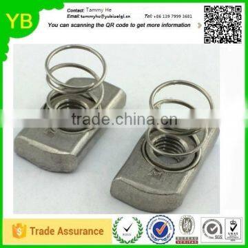 2016 Custom Dongguan Brass Spring Nut Made In China