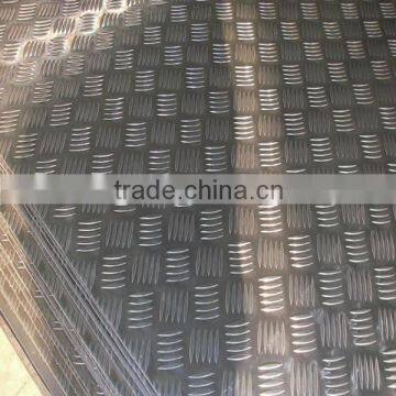 1050 1060 1100 3003 3004 5052 5754 6061 6063 Aluminum 5-bar tread plates