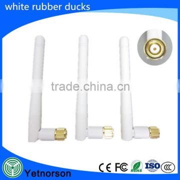 wireless antenna indoor white 2400-2500Mhz 2dBi rubber ducks antenna