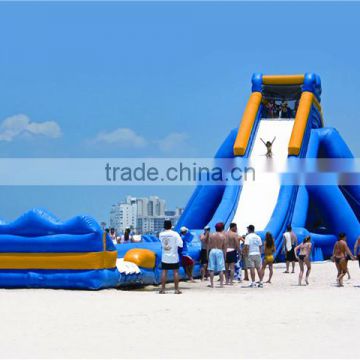 CE proved giant inflatable hippo slide, inflatable large water slide