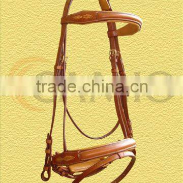 Leather Bridle English Spanish mix fancy bridle