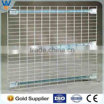 Galvanized wire mesh decking for pallet rack,wire mesh deck for warehouse storage