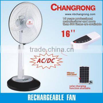 CR-8316 rechargeable stand fan remote control fan