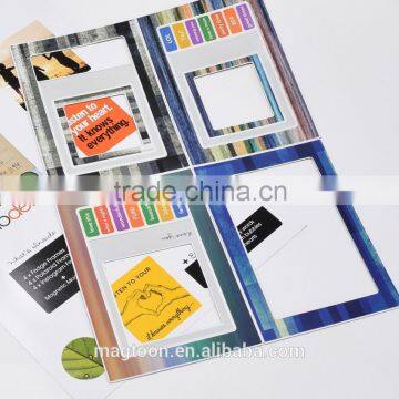 hand made die cut envelope paper fridge magnet photo frame